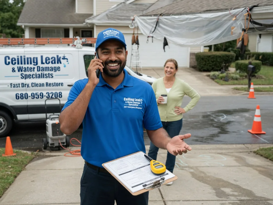 Ceiling Leak Cleanup Krakow, WI FAQs
